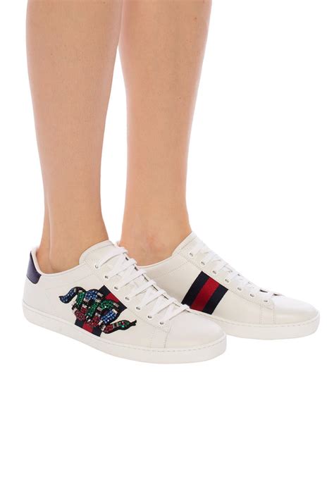 gucci.white sneakers|farfetch Gucci sneakers sale.